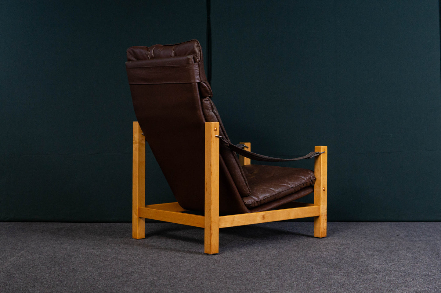 ledersessel mit ottoman Y201_0401