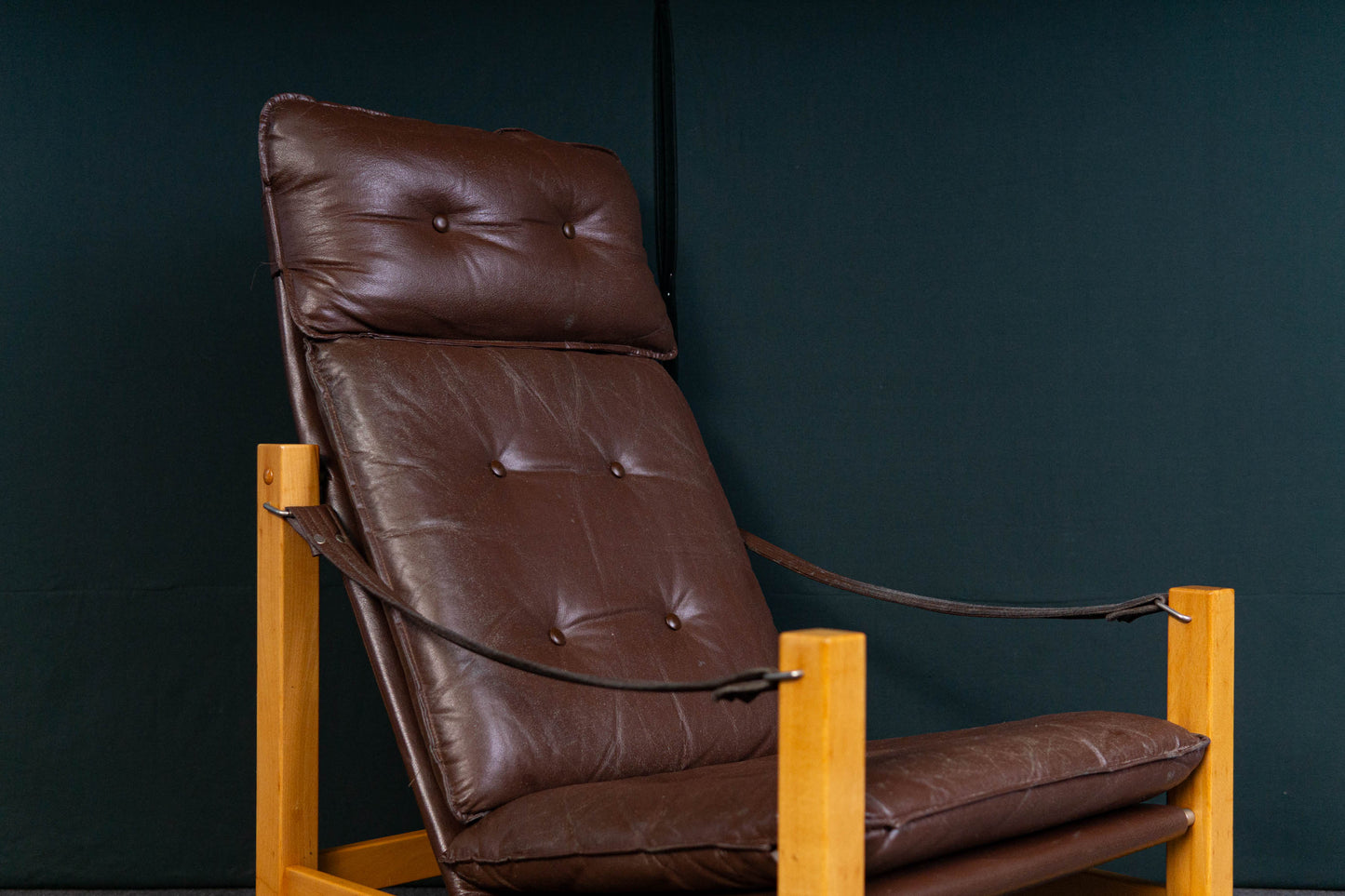 ledersessel mit ottoman Y201_0401