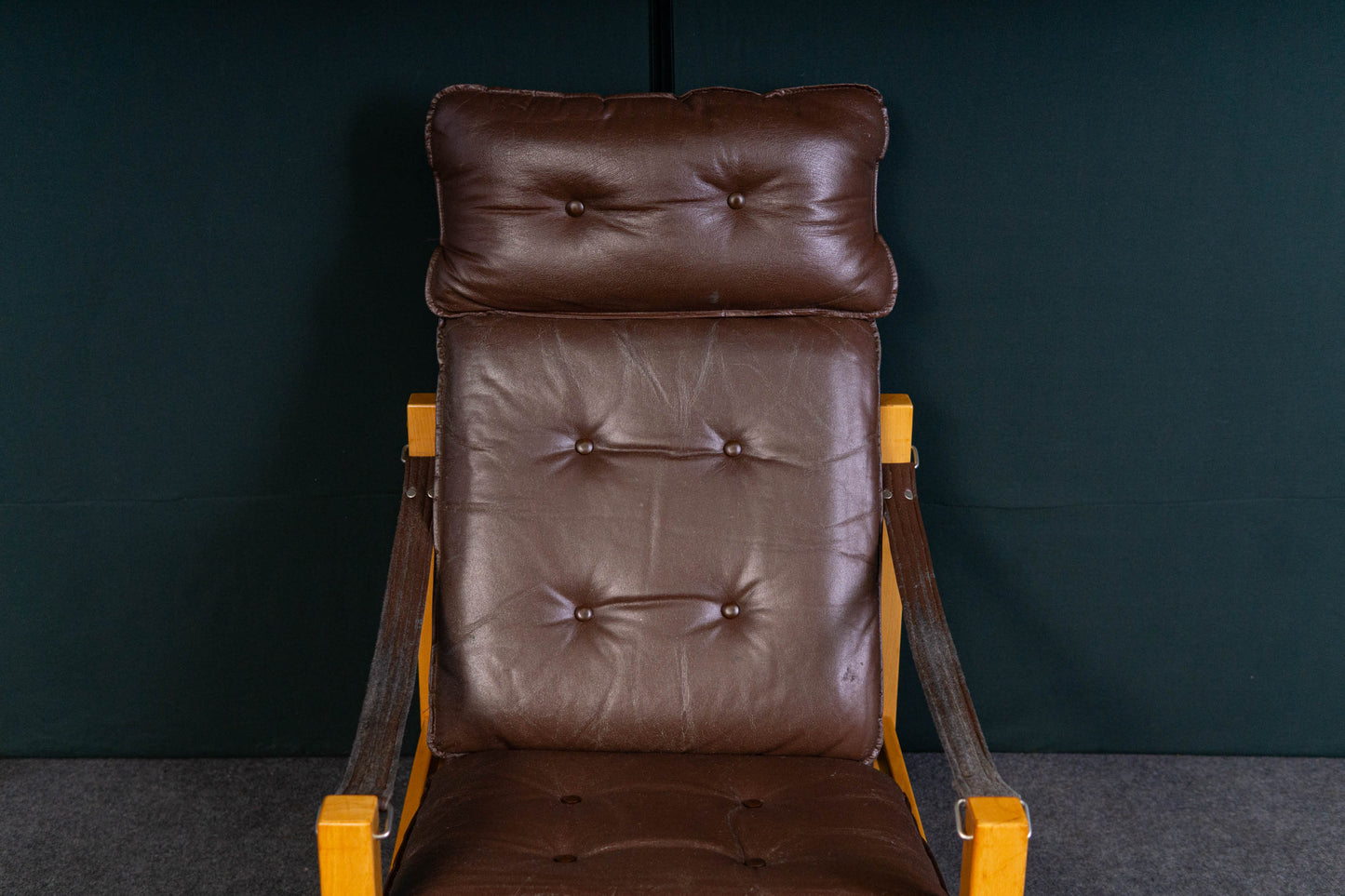 ledersessel mit ottoman Y201_0401