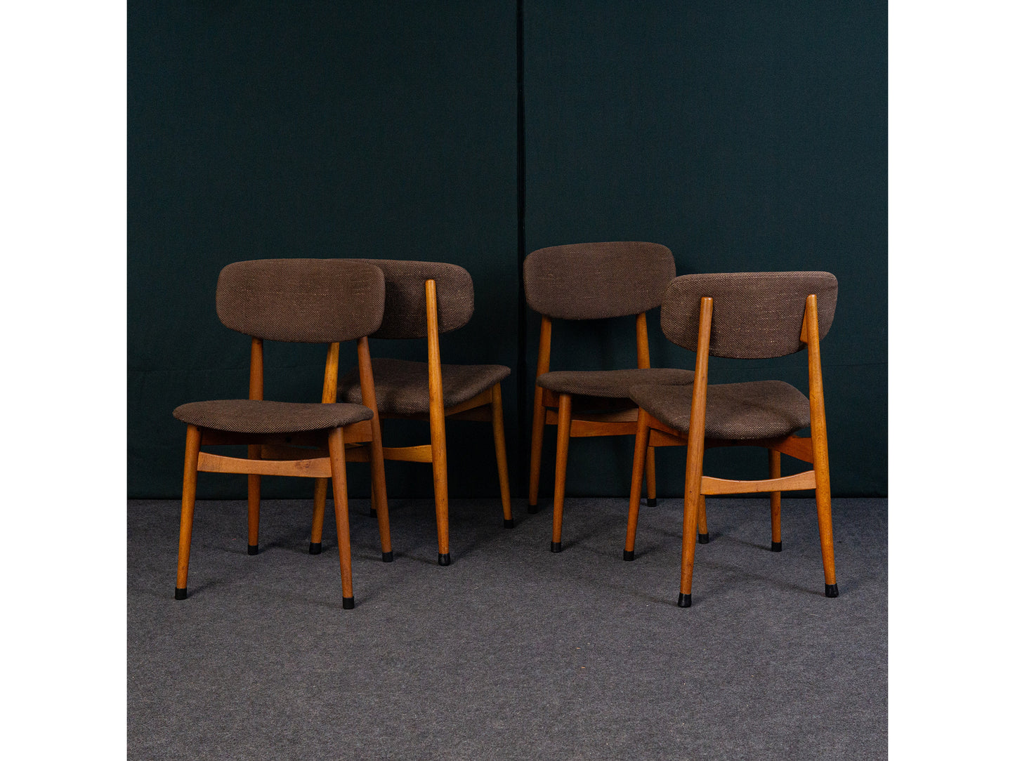 mid-century stühle 4er set