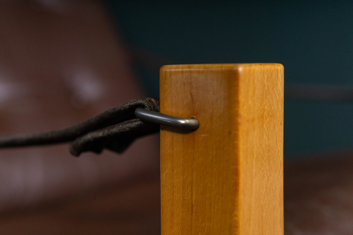 ledersessel mit ottoman