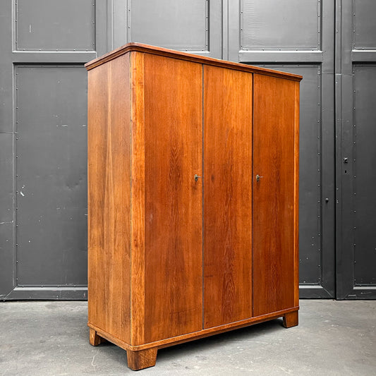 mid-century kleiderschrank in eiche - 1960er jahre