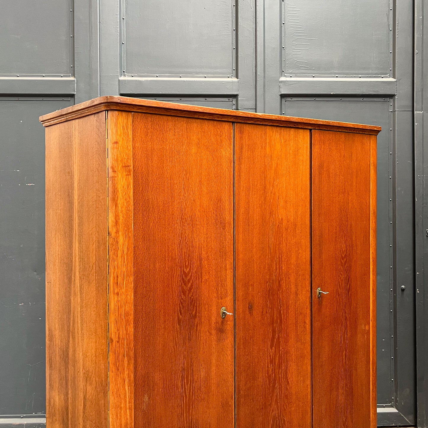 mid-century kleiderschrank in eiche - 1960er jahre