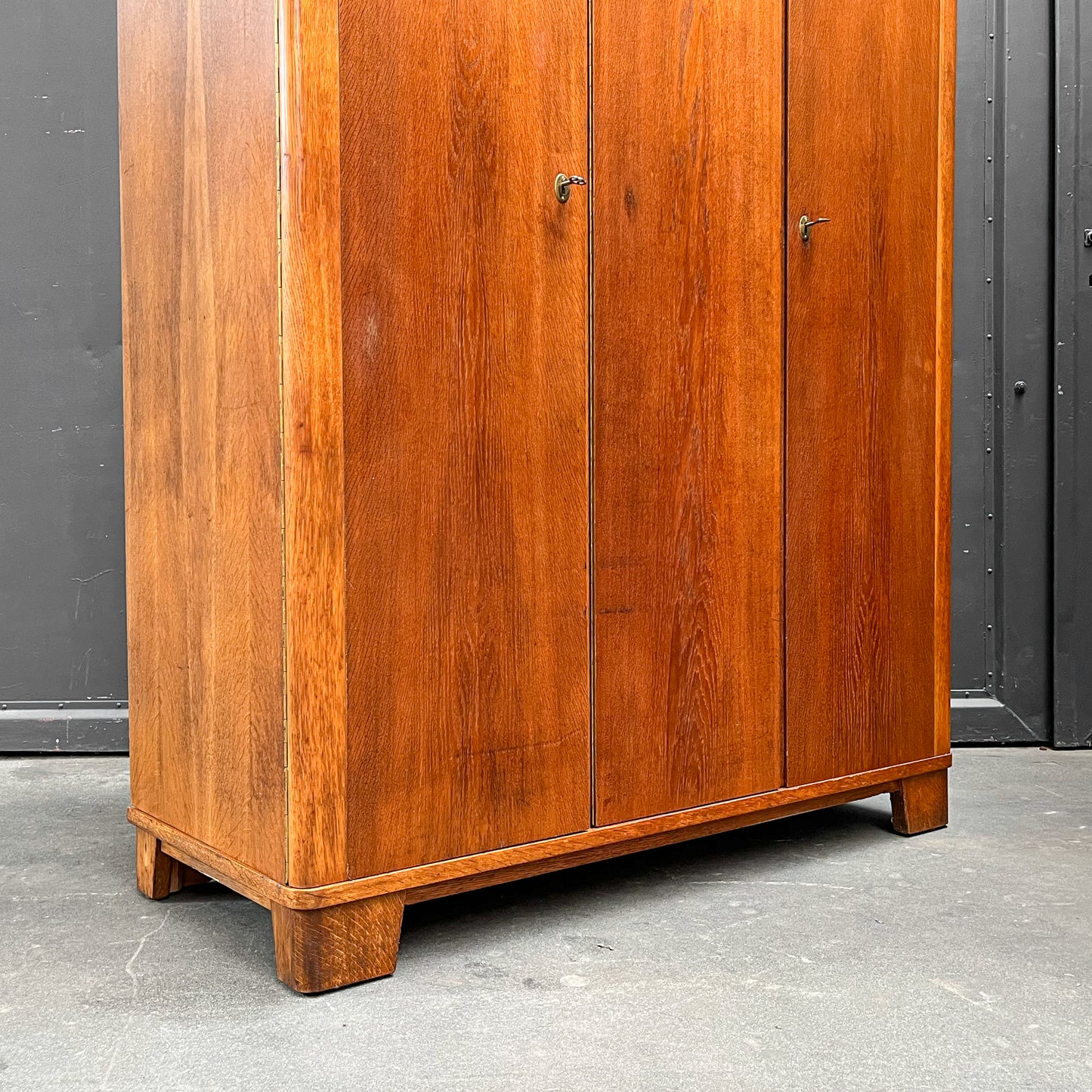mid-century kleiderschrank in eiche - 1960er jahre