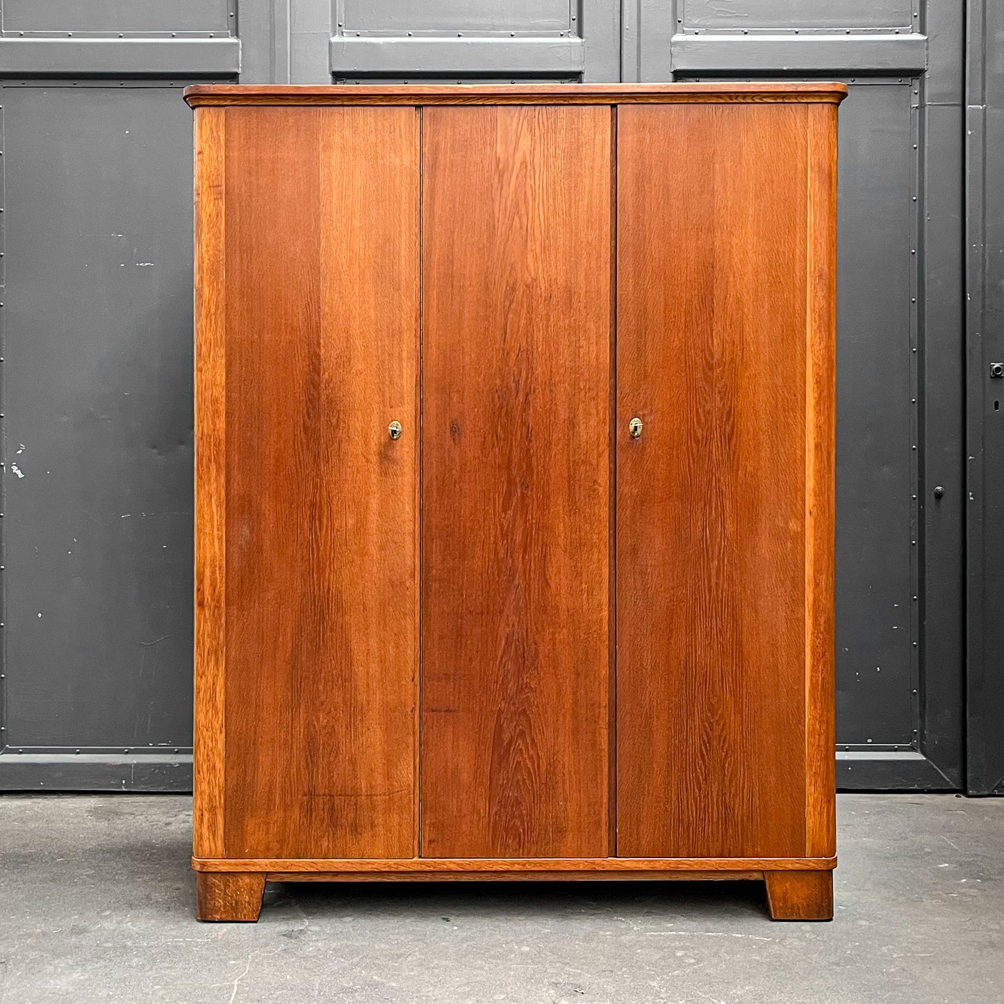 mid-century kleiderschrank in eiche - 1960er jahre