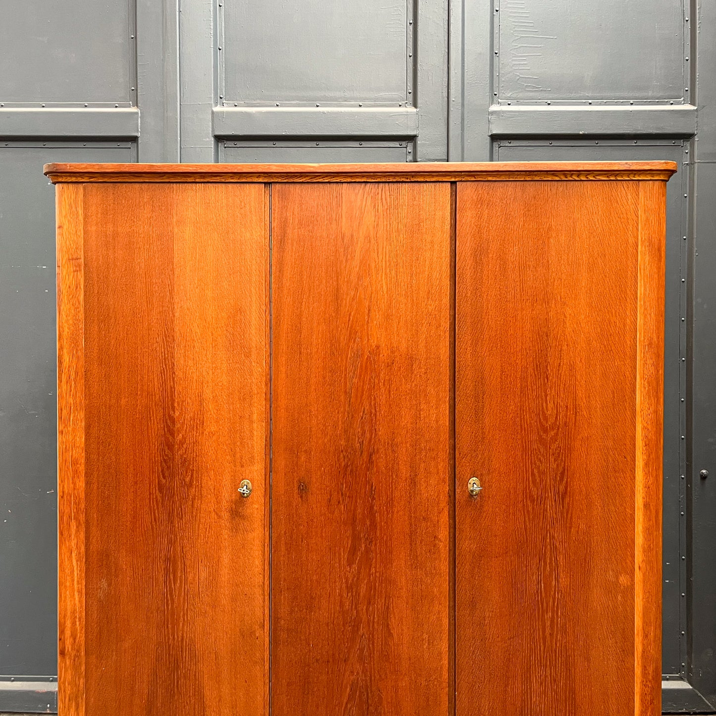 mid-century kleiderschrank in eiche - 1960er jahre