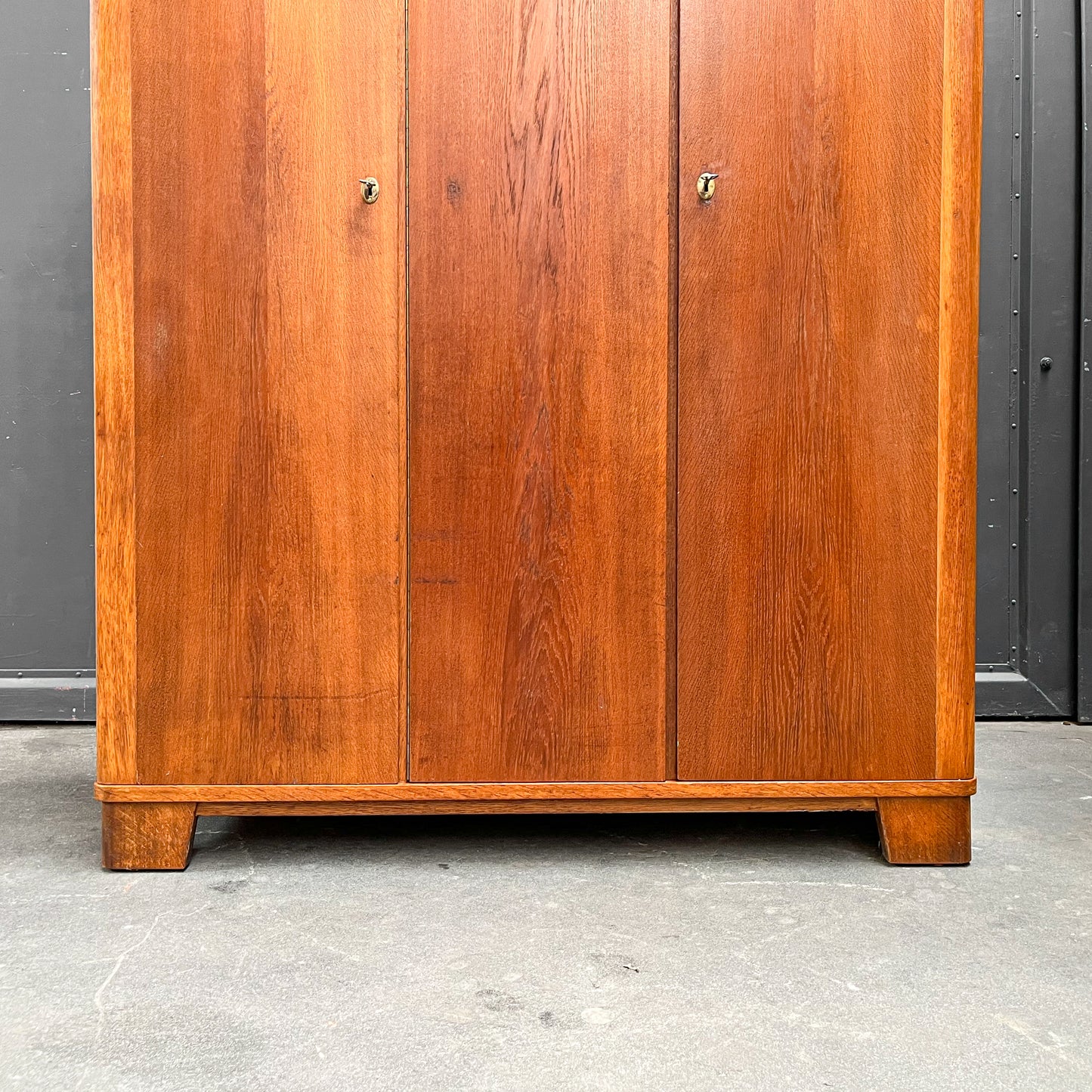 mid-century kleiderschrank in eiche - 1960er jahre