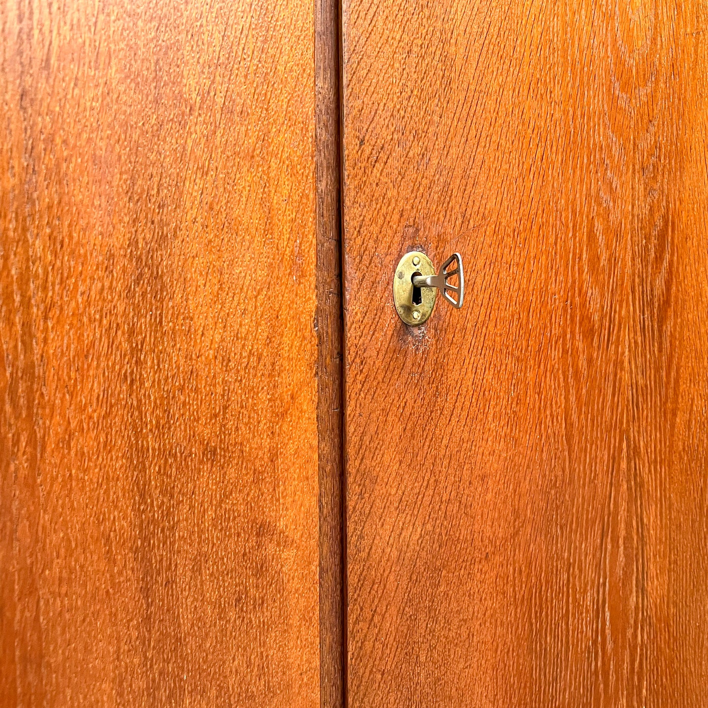 mid-century kleiderschrank in eiche - 1960er jahre