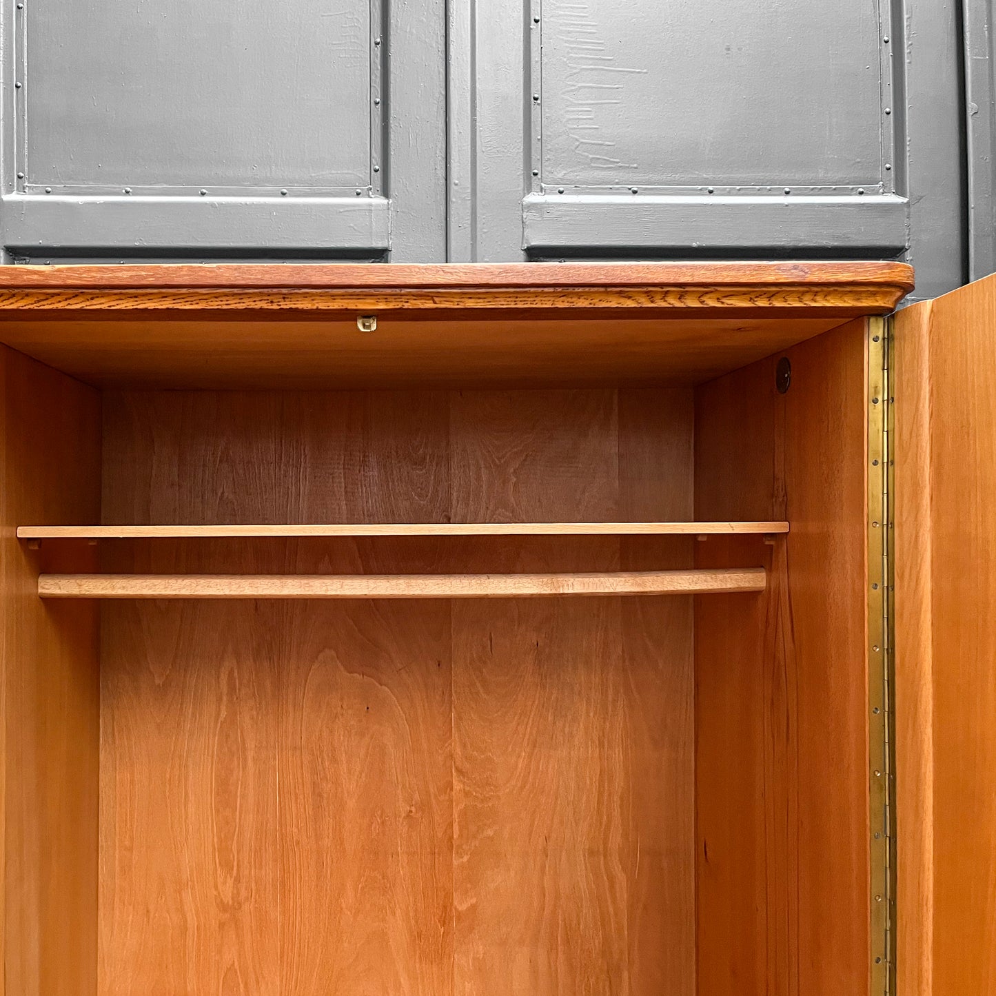 mid-century kleiderschrank in eiche - 1960er jahre