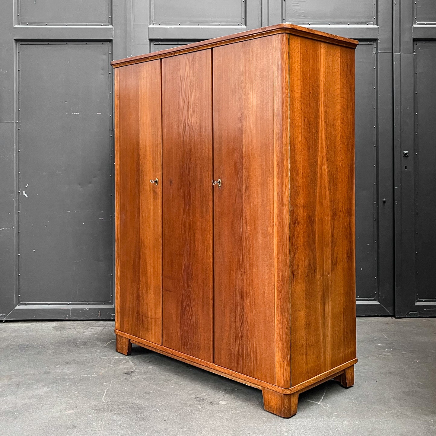 mid-century kleiderschrank in eiche - 1960er jahre