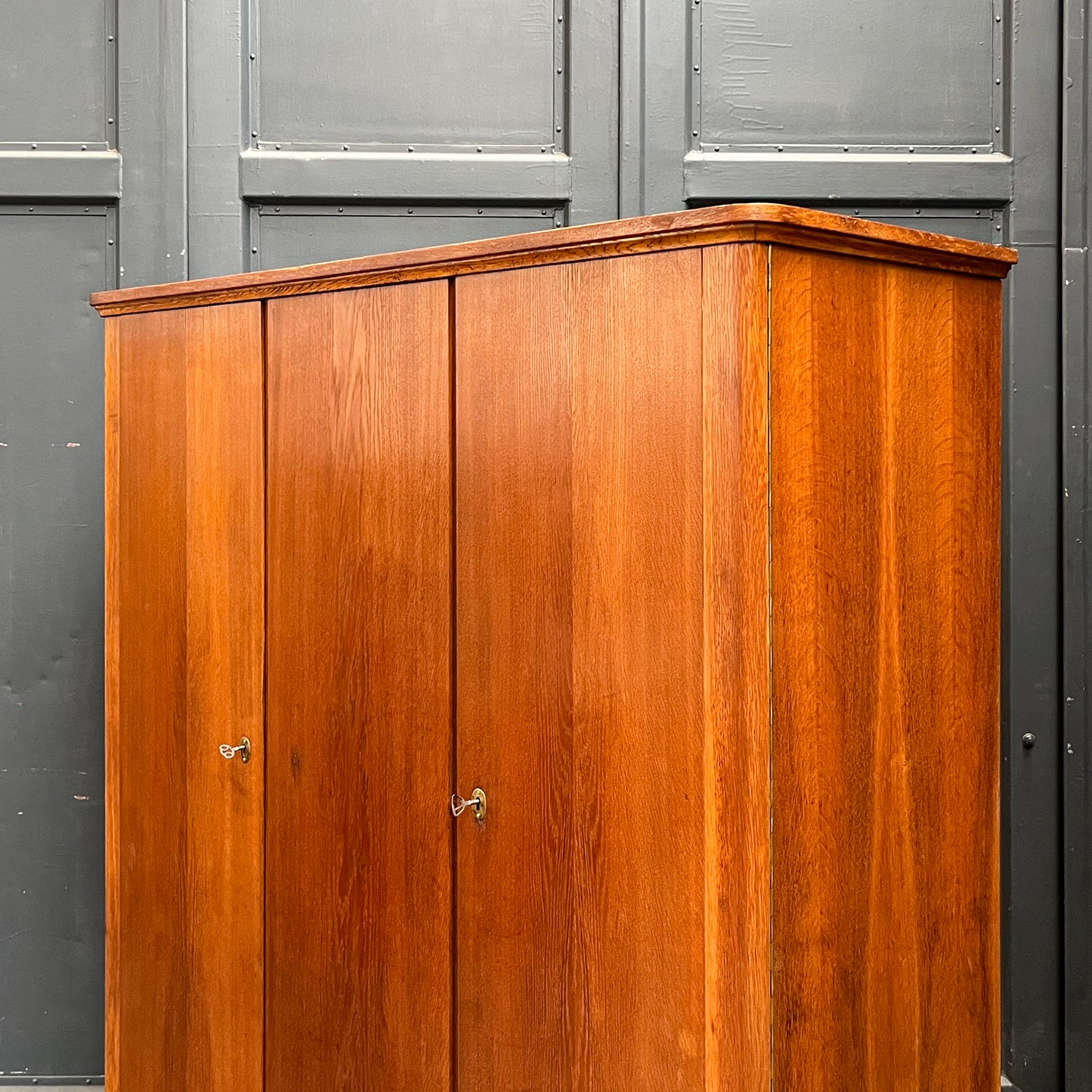 mid-century kleiderschrank in eiche - 1960er jahre