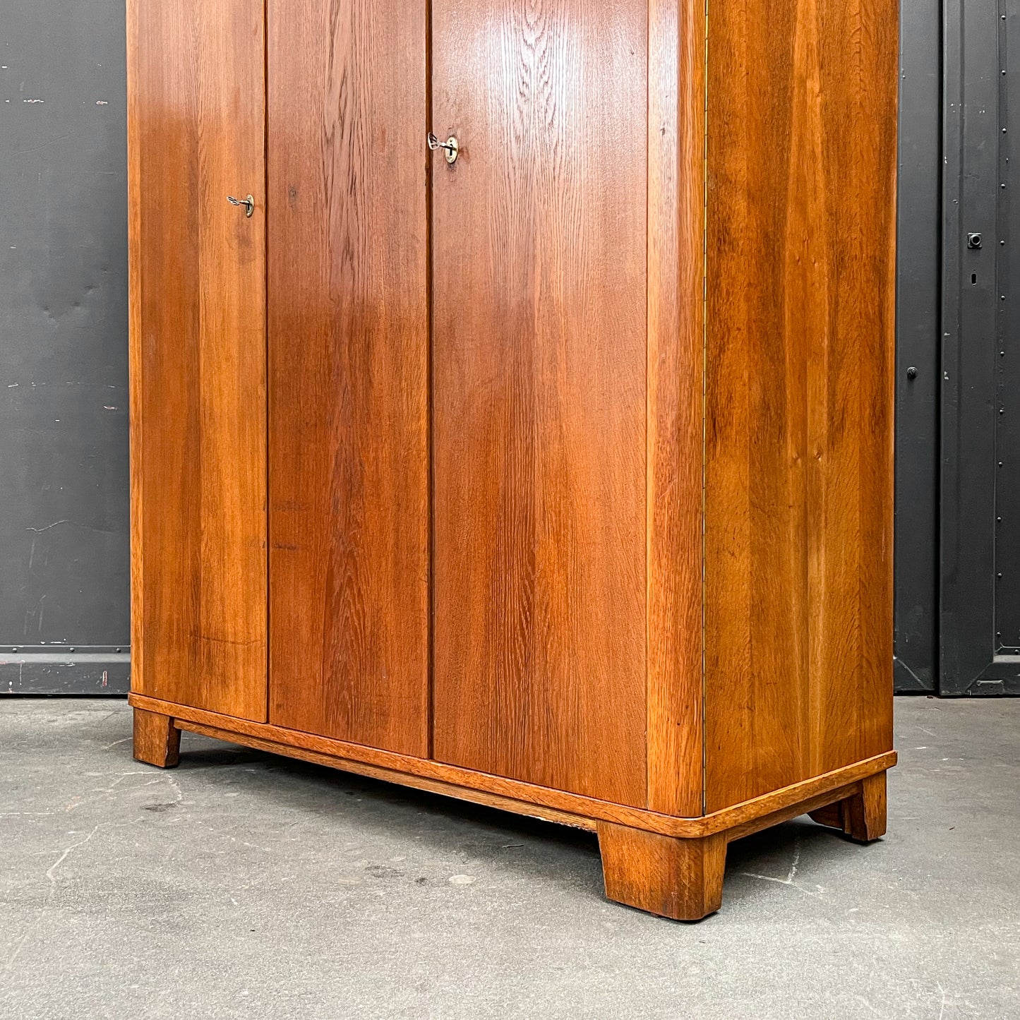mid-century kleiderschrank in eiche - 1960er jahre