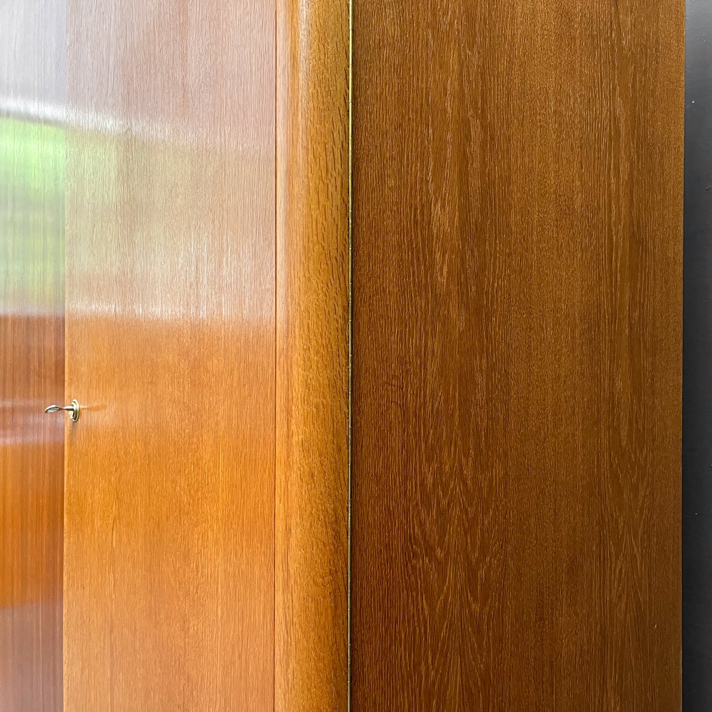 mid-century kleiderschrank in eiche & nussbaum - 1960er jahre