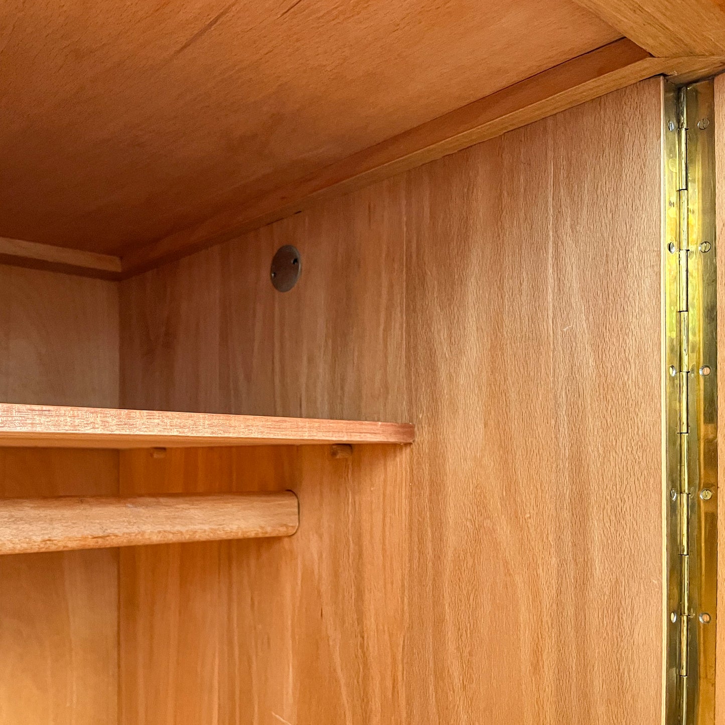 mid-century kleiderschrank in eiche & nussbaum - 1960er jahre