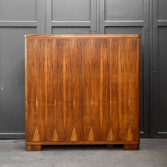 mid-century kleiderschrank in nussbaum - 1960er jahre
