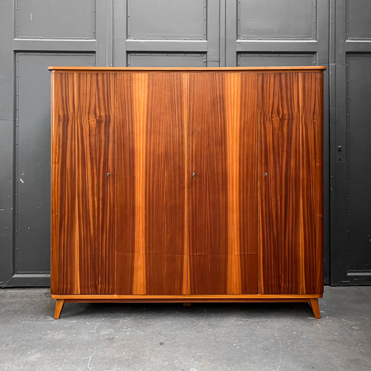 mid-century kleiderschrank in mahagoni - 1960er jahre