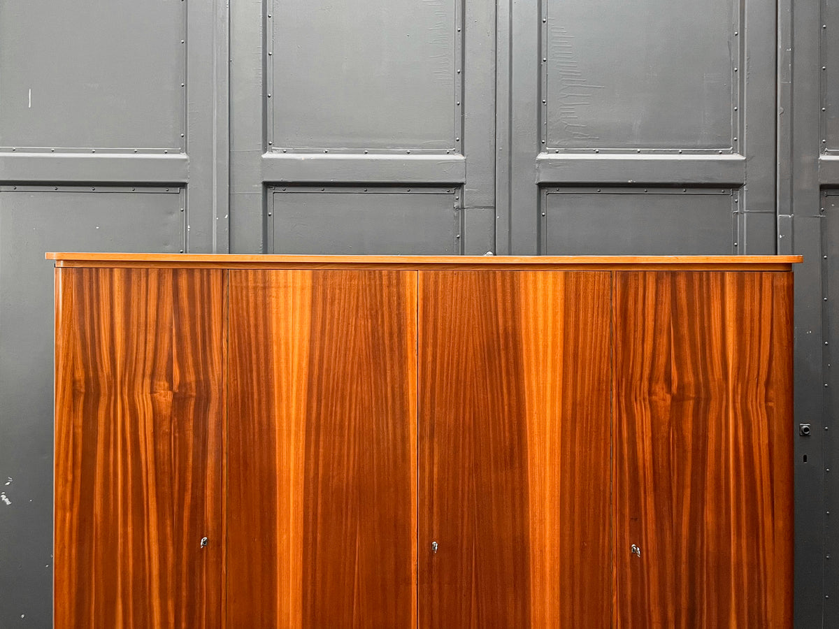 mid-century kleiderschrank in mahagoni - 1960er jahre