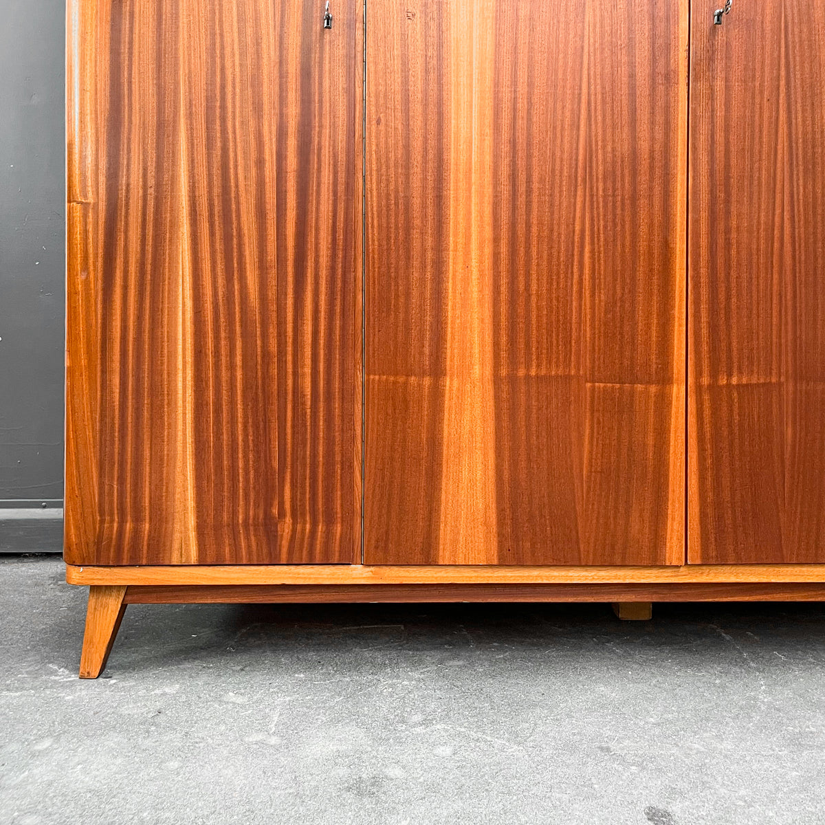 mid-century kleiderschrank in mahagoni - 1960er jahre