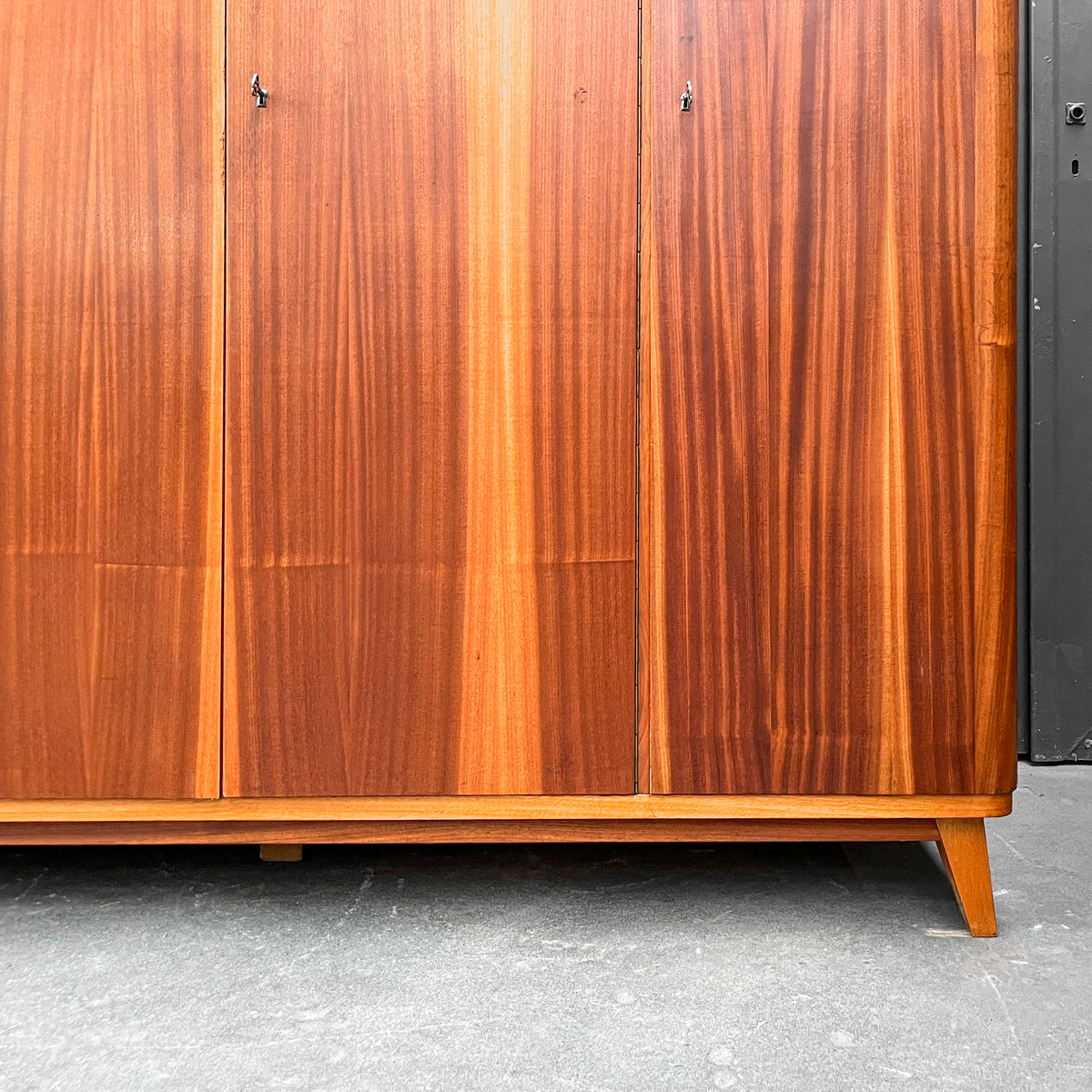 mid-century kleiderschrank in mahagoni - 1960er jahre