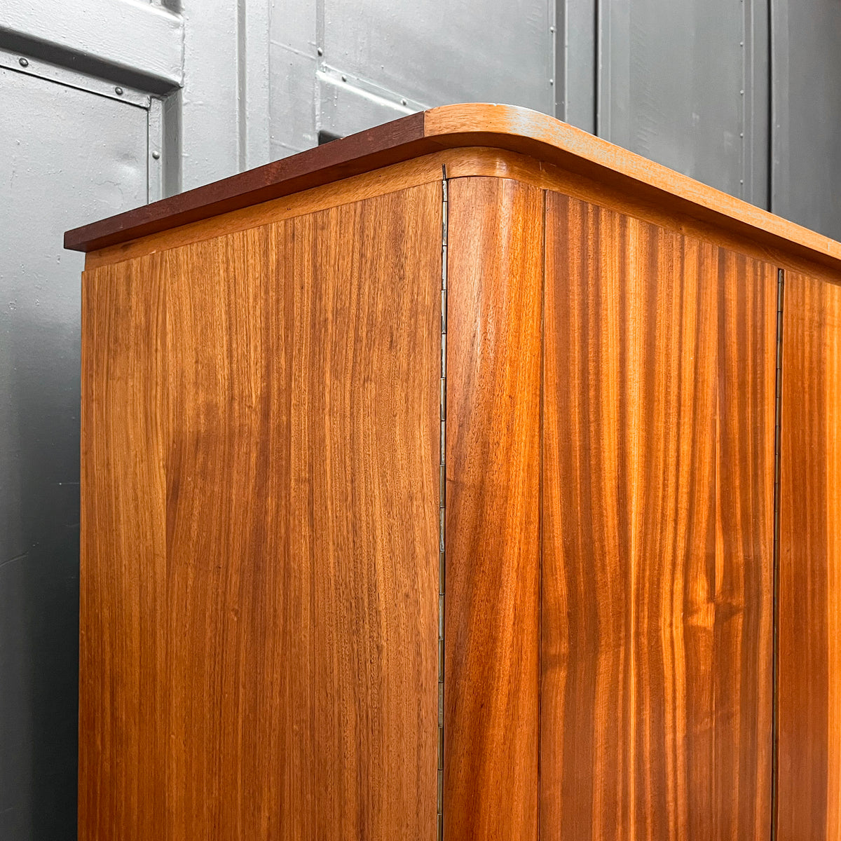 mid-century kleiderschrank in mahagoni - 1960er jahre