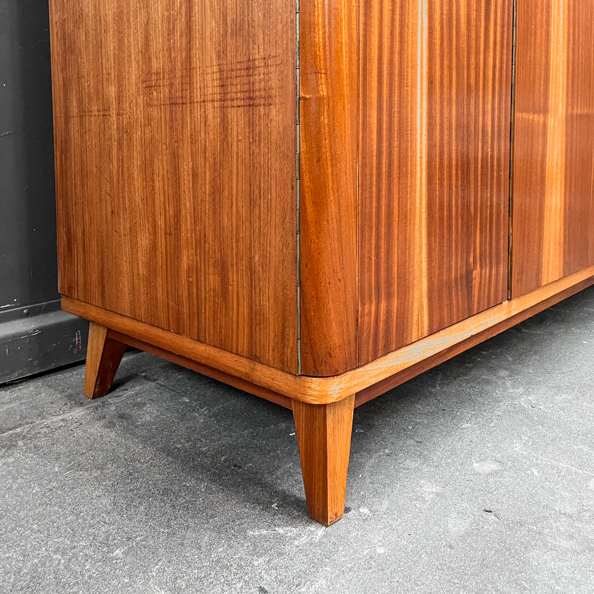 mid-century kleiderschrank in mahagoni - 1960er jahre