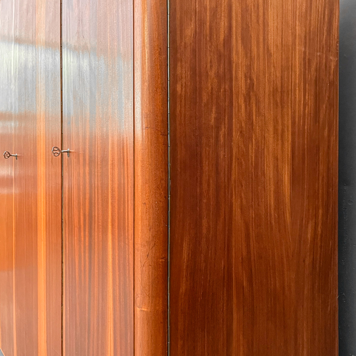 mid-century kleiderschrank in mahagoni - 1960er jahre