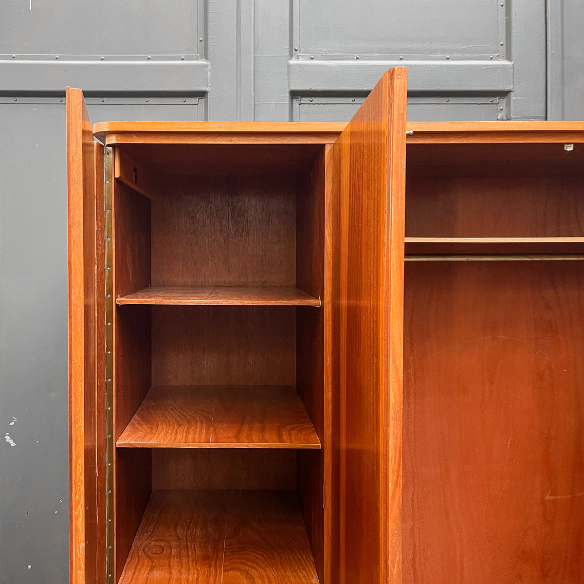 mid-century kleiderschrank in mahagoni - 1960er jahre