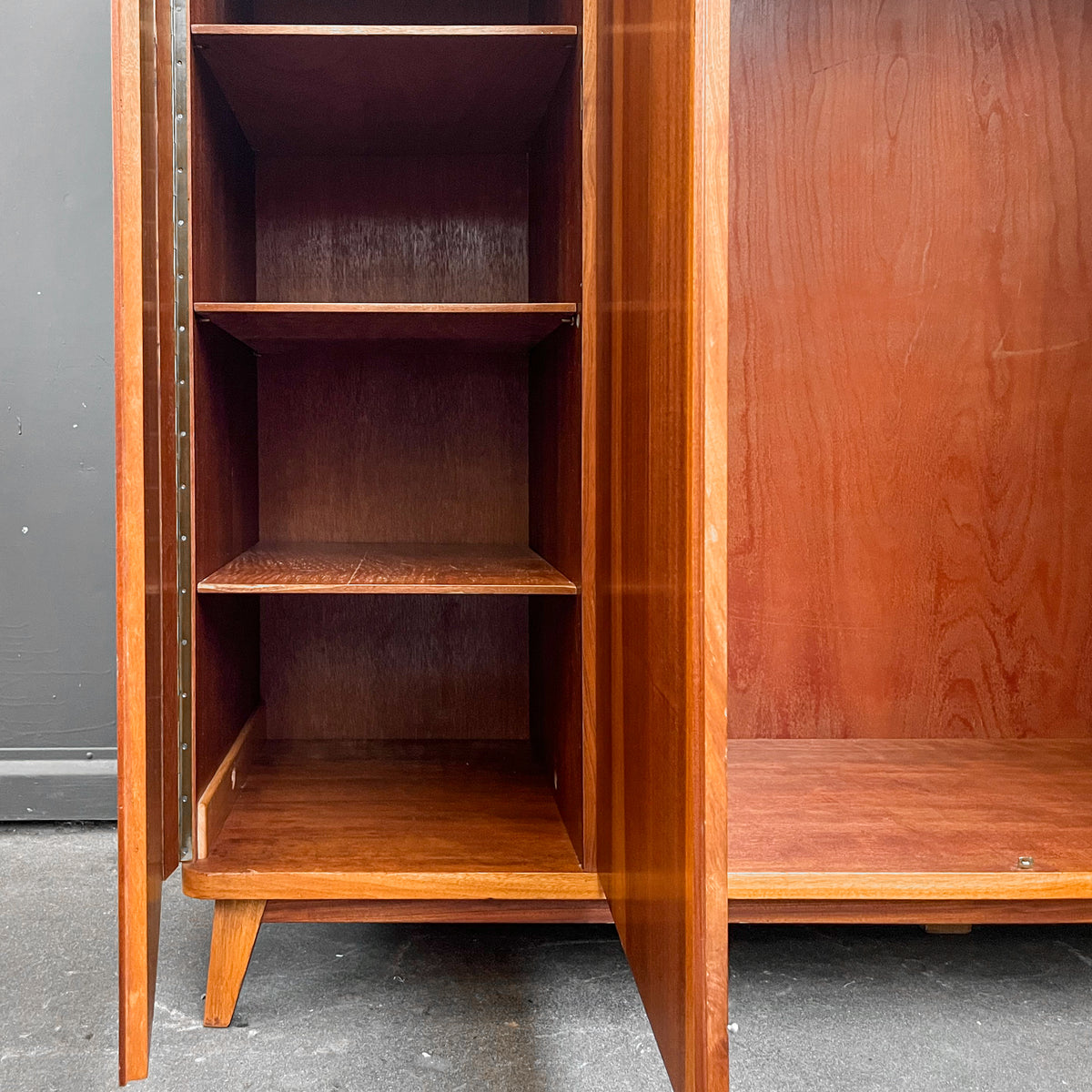 mid-century kleiderschrank in mahagoni - 1960er jahre