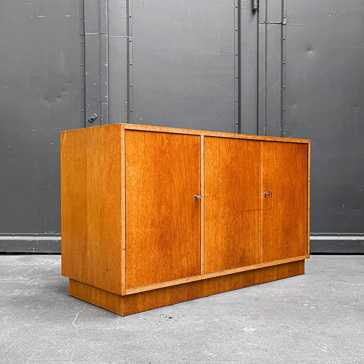 kleines sideboard in eiche - 1960er jahre, 120cm breite