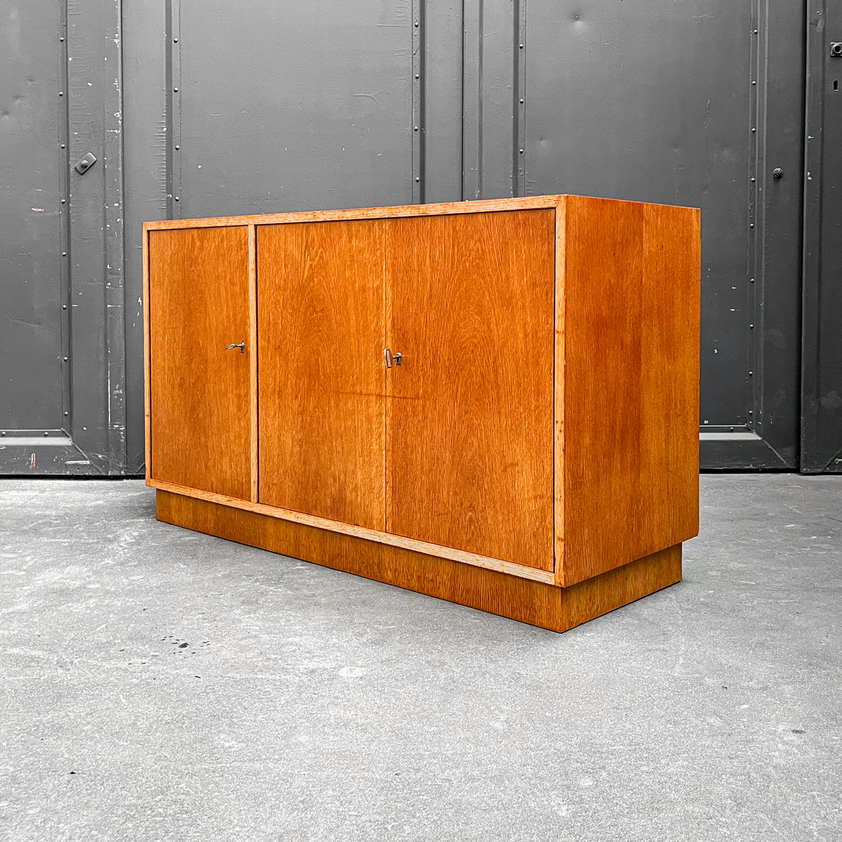 kleines sideboard in eiche - 1960er jahre, 120cm breite