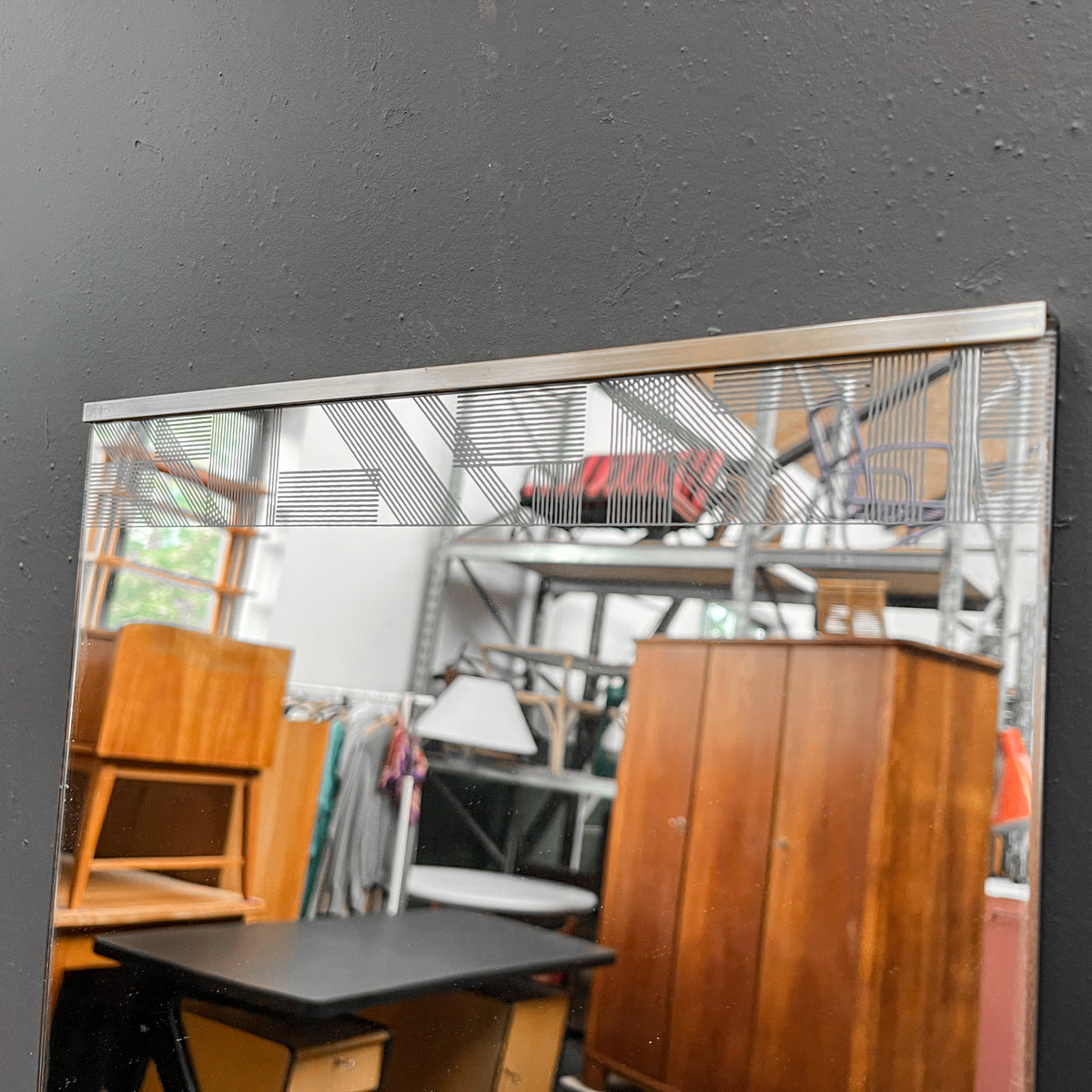 vintage wandspiegel - 2.hälfte des 20.jahrhunderts