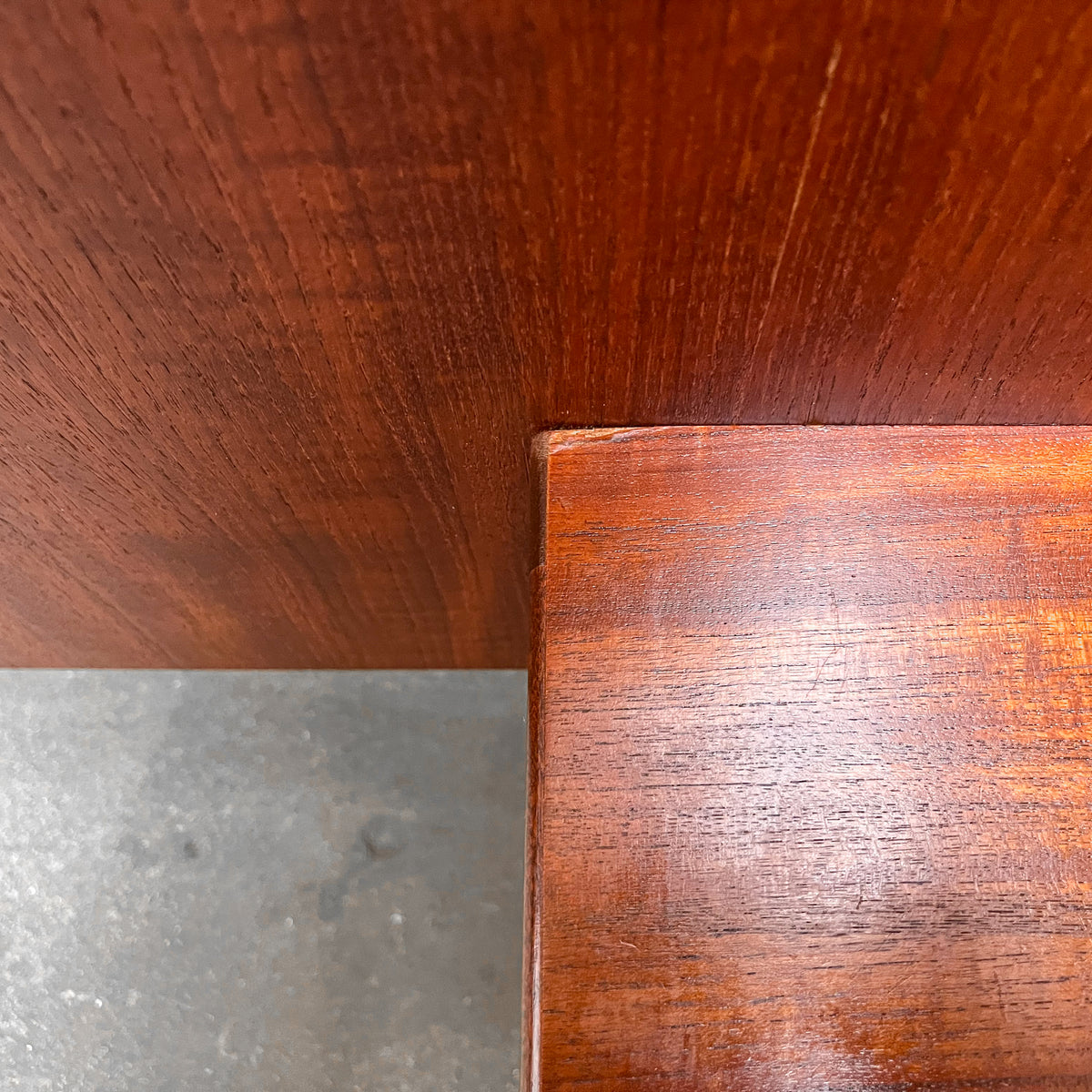 mid-century doppelbett-kopfteil in teak - 1960er jahre, 264cm breite