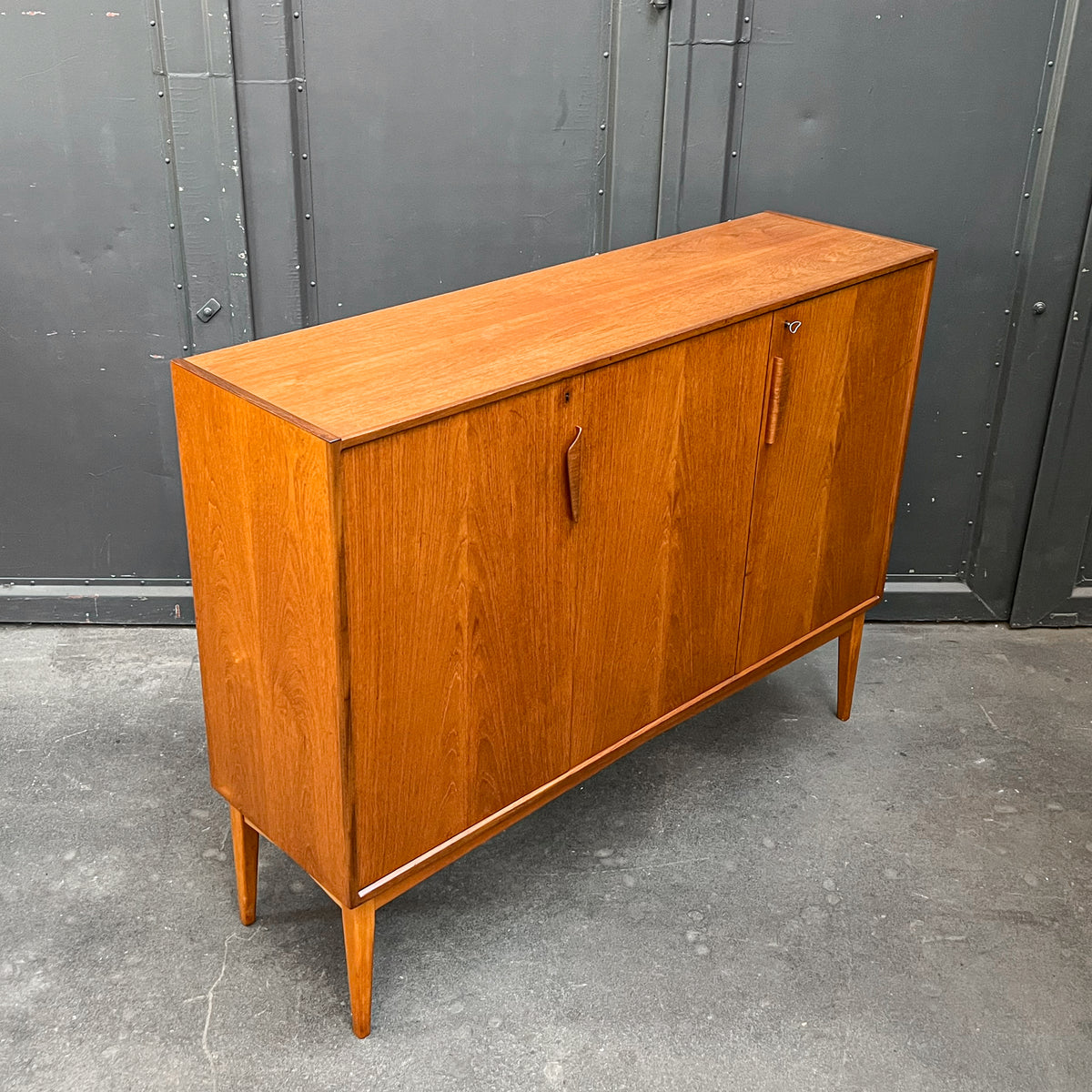 mid-century highboard in teak - 1960er jahre