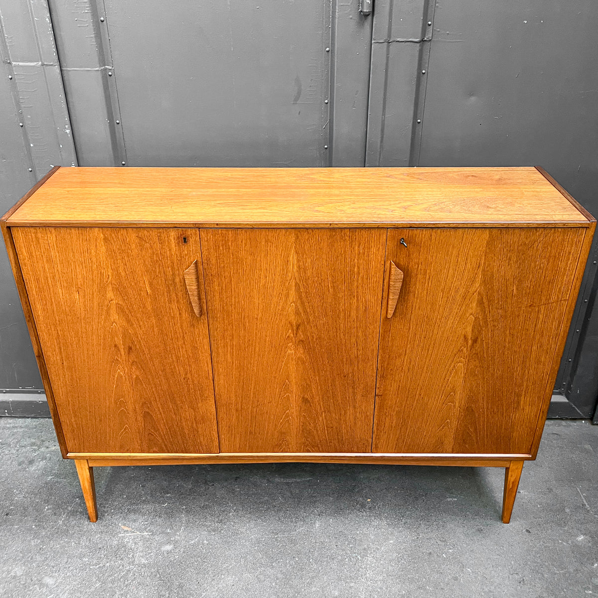 mid-century highboard in teak - 1960er jahre