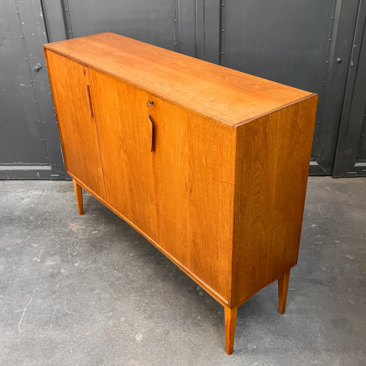 mid-century highboard in teak - 1960er jahre