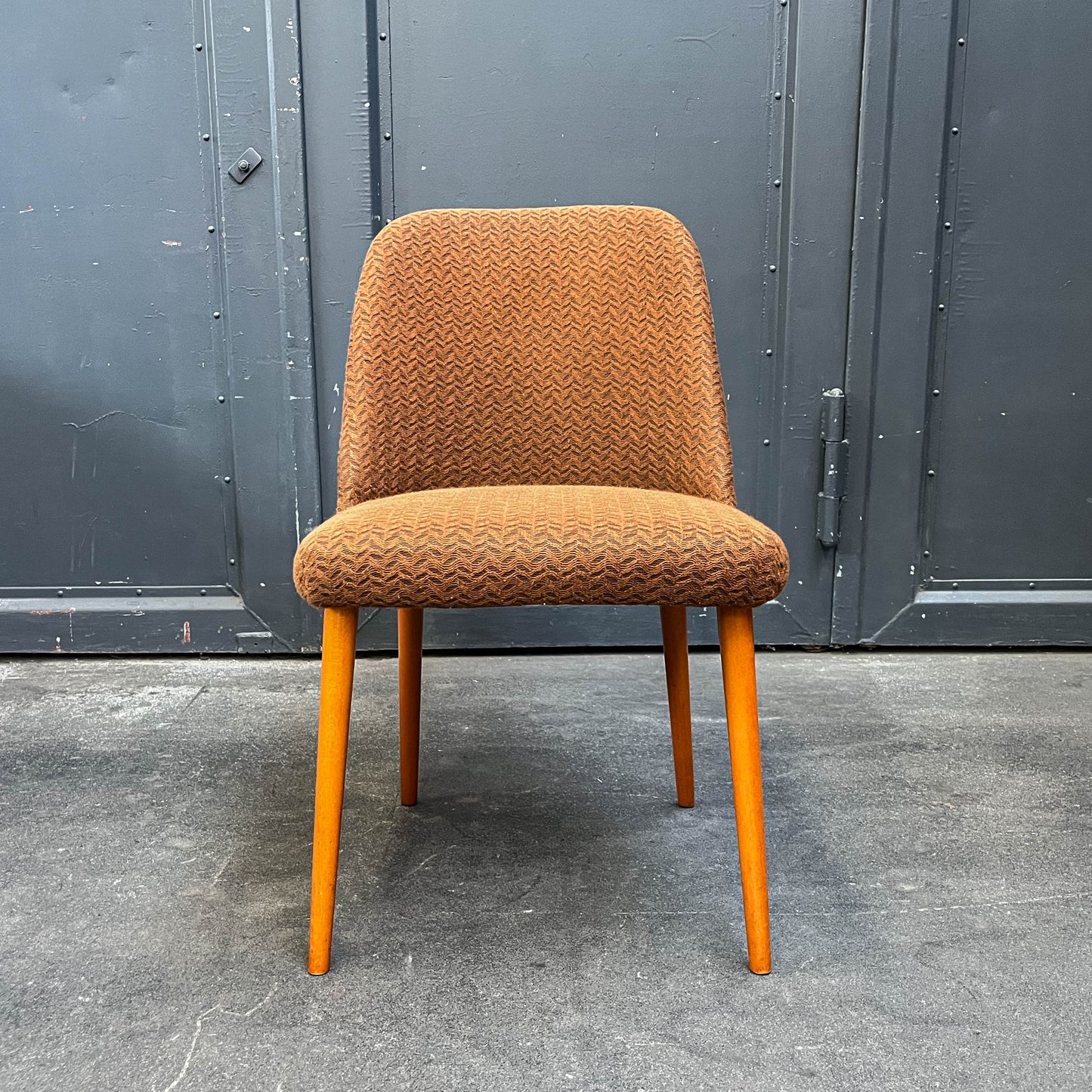 schlichte 4er set stühle, 1960er/70er jahre - mid-century DDR stuhl chairs lounge cocktailsessel sessel Y311_1201