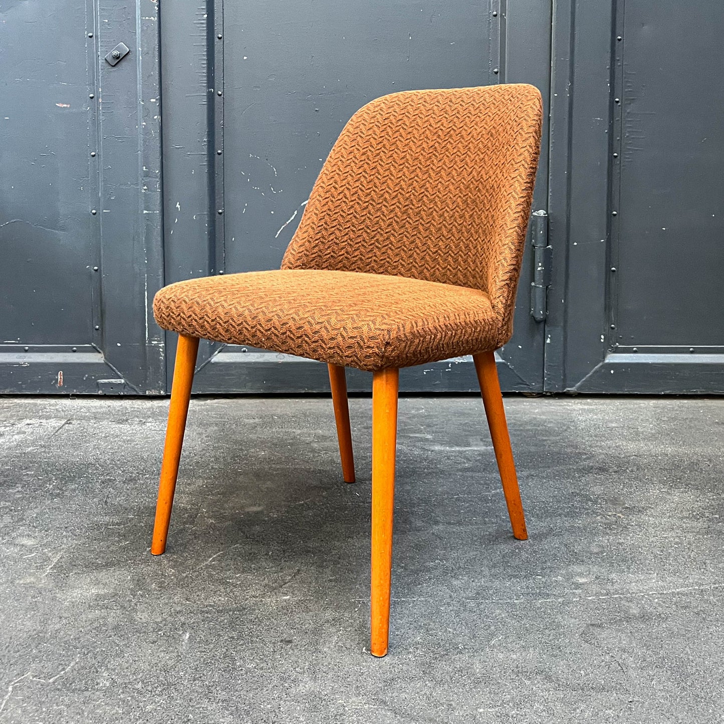 schlichte 4er set stühle, 1960er/70er jahre - mid-century DDR stuhl chairs lounge cocktailsessel sessel Y311_1201