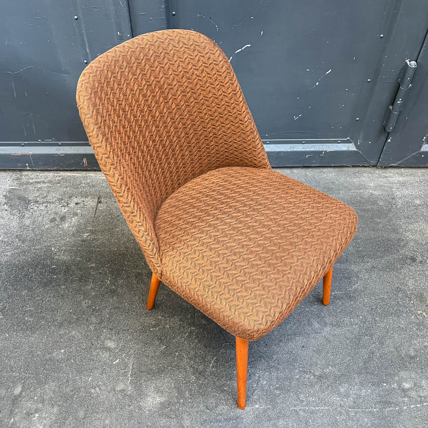 schlichte 4er set stühle, 1960er/70er jahre - mid-century DDR stuhl chairs lounge cocktailsessel sessel Y311_1201