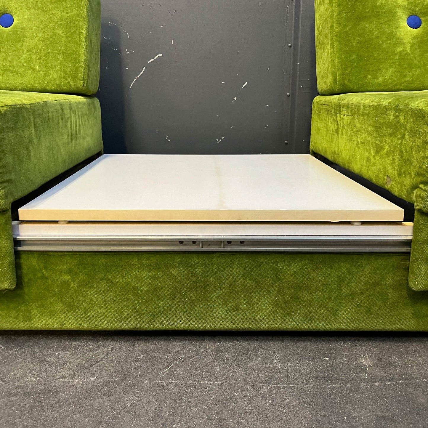 schwedisches loungesofa, 1980er jahre - mid-century schlafsofa sofa sessel lounge cocktailsessel chair Y311_2601