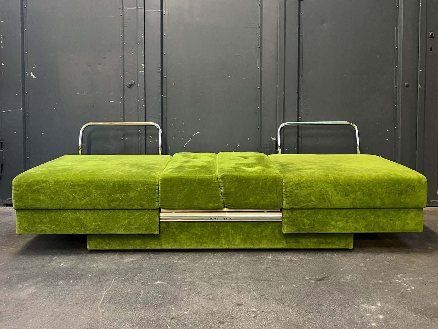 schwedisches loungesofa, 1980er jahre - mid-century schlafsofa sofa sessel lounge cocktailsessel chair Y311_2601