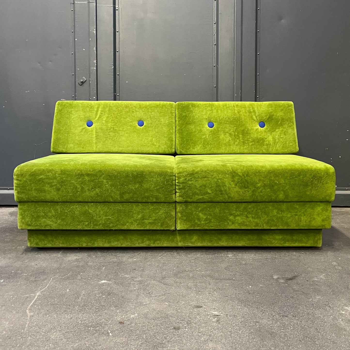 schwedisches loungesofa, 1980er jahre - mid-century schlafsofa sofa sessel lounge cocktailsessel chair Y311_2601