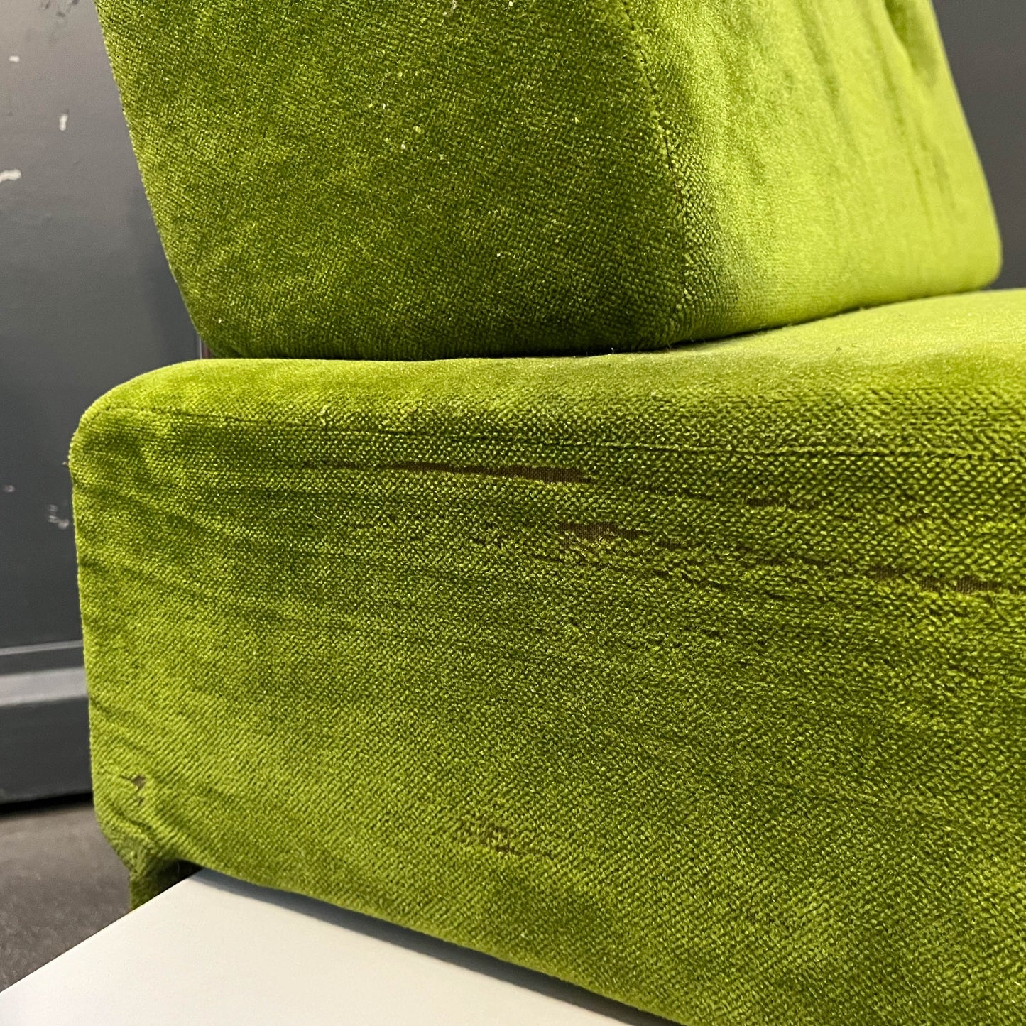 schwedisches loungesofa, 1980er jahre - mid-century schlafsofa sofa sessel lounge cocktailsessel chair Y311_2601