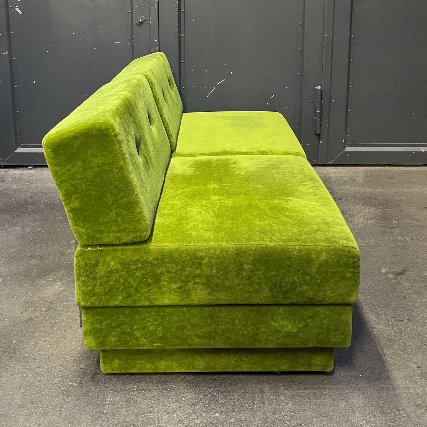 schwedisches loungesofa, 1980er jahre - mid-century schlafsofa sofa sessel lounge cocktailsessel chair Y311_2601