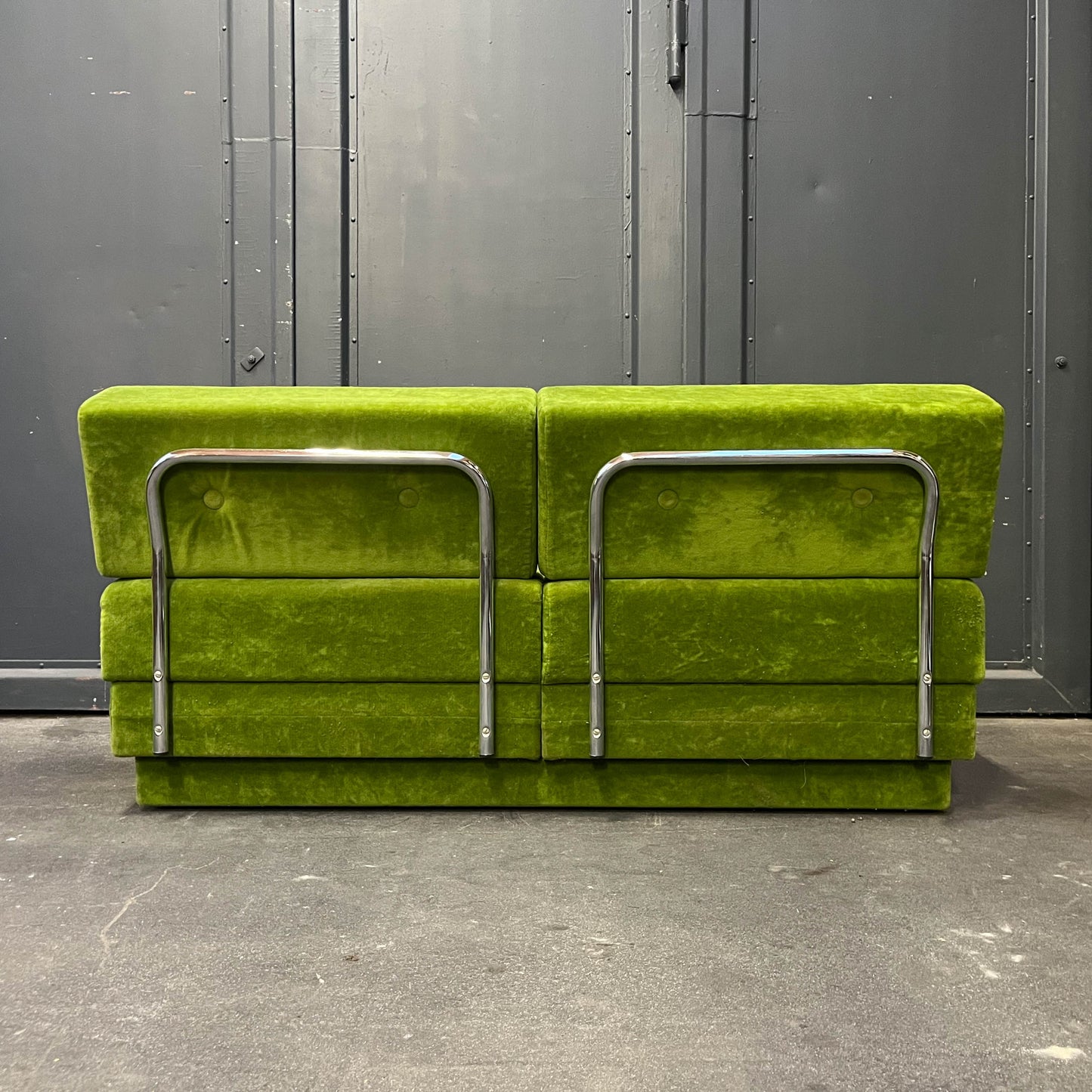 schwedisches loungesofa, 1980er jahre - mid-century schlafsofa sofa sessel lounge cocktailsessel chair Y311_2601