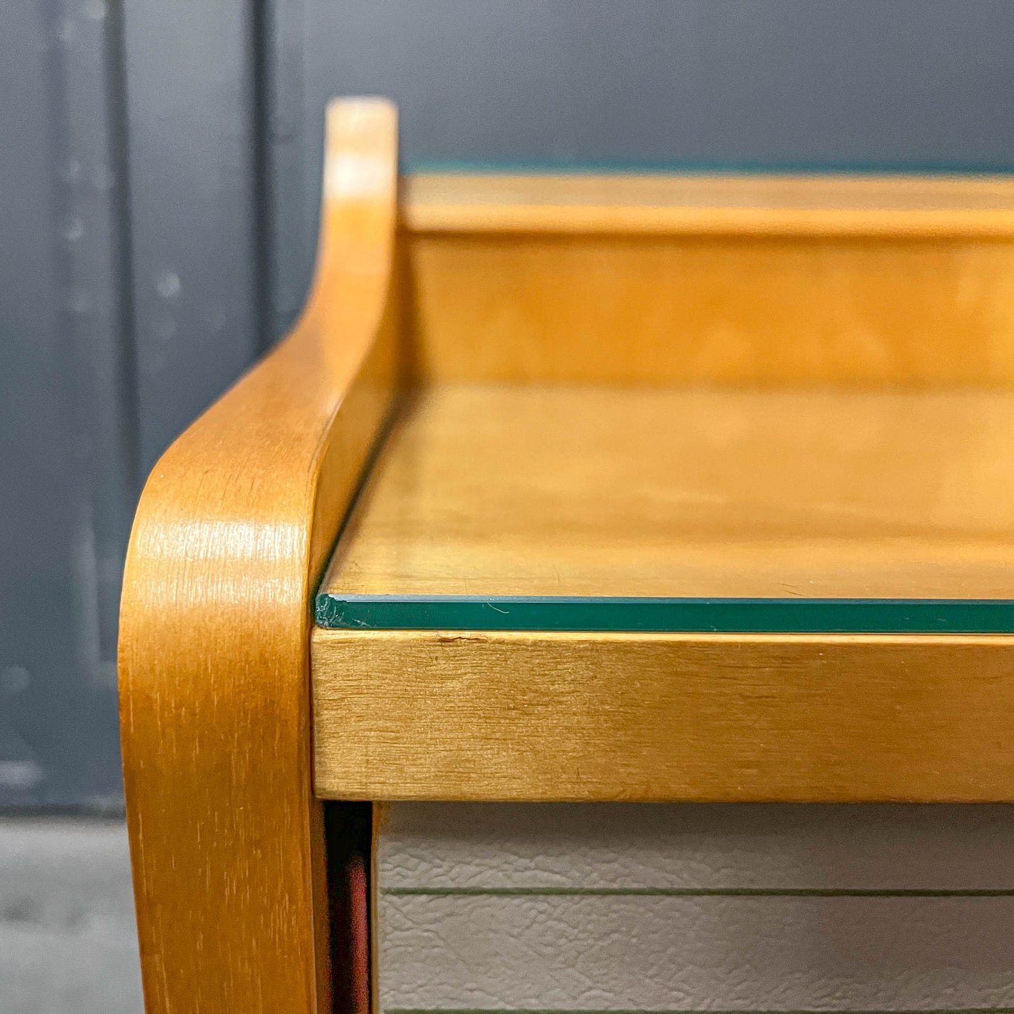 2er set mid-century nachtschränkchen, 1960er jahre - nachttische kommode schrank nightstand alt vintage Y311_2602
