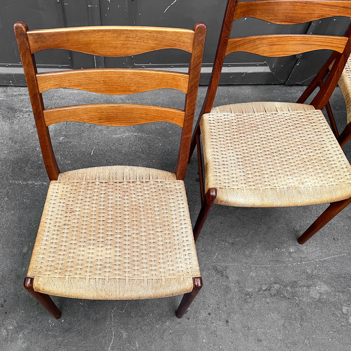 wunderschönes 3er set dänische stühle